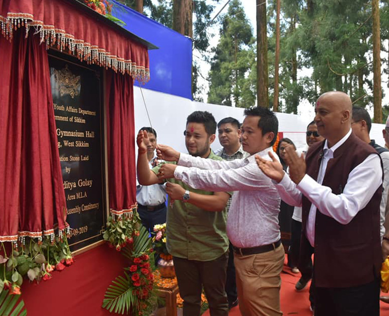 CONSTRUCTION OF THE INDOOR GYMNASIUM BUILDING AT SORENG